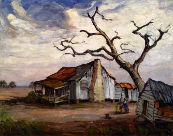 Low Country Cabin by Alfred Hutty Oil Painting Reproductions