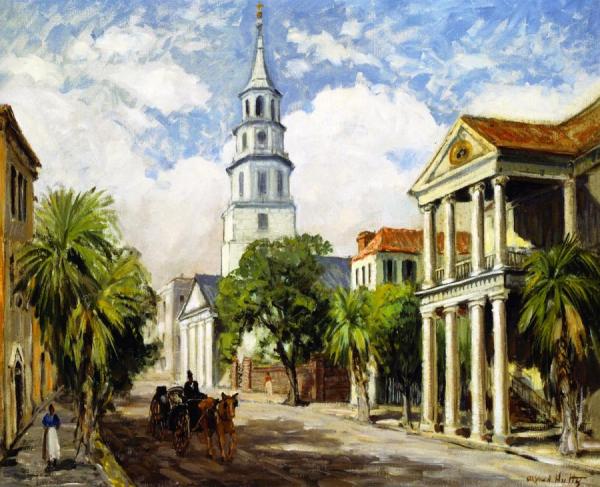 Meeting Street by Alfred Hutty Oil Painting Reproductions