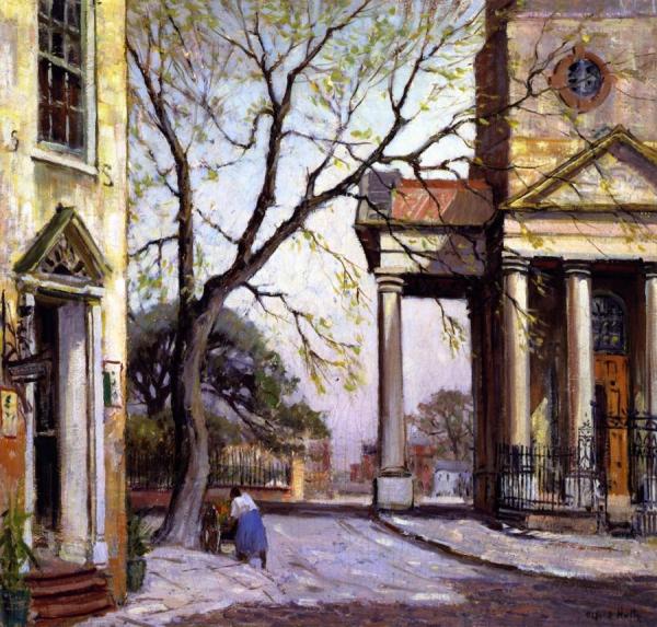 Saint Philip's Church by Alfred Hutty Oil Painting Reproductions
