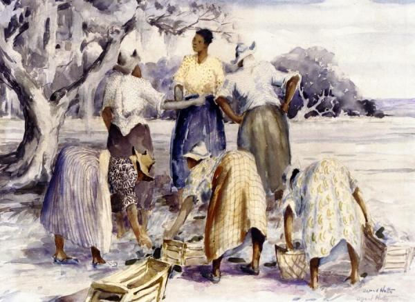 The Discussion Group by Alfred Hutty