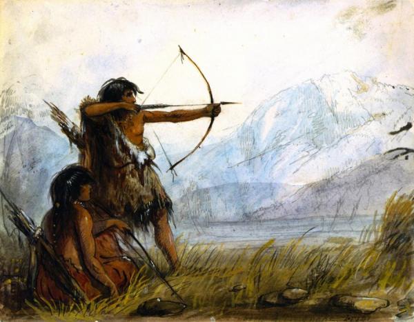 Indian Boys by Alfred Jacob Miller