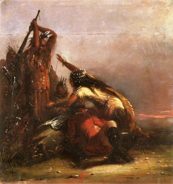 Pocohontas by Alfred Jacob Miller