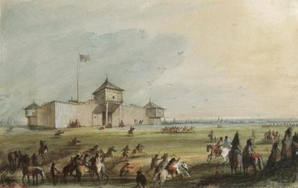 Alfred Jacob Miller Racing At Fort Laramie