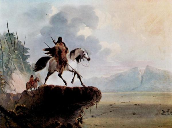 Snake Indians by Alfred Jacob Miller