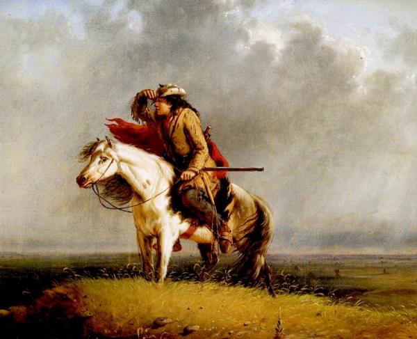 The Lost Greenhorn by Alfred Jacob Miller