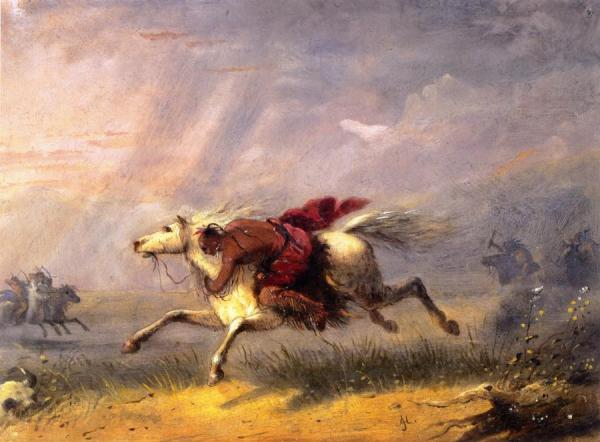 War Path by Alfred Jacob Miller