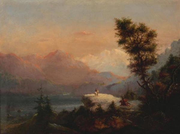 The Lookout by Alfred Jacob Miller