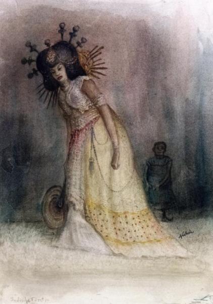 Indian Princess by Alfred Kubin