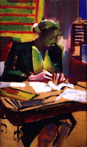 Alfred Reth Woman At Her Desk