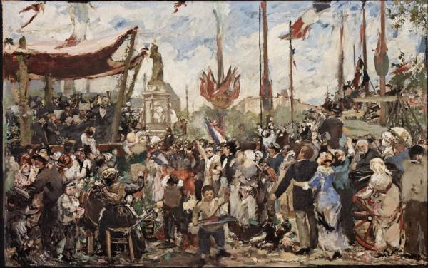 Le 14 Juillet 1880, Inauguration Du Monument à La République by Alfred Roll