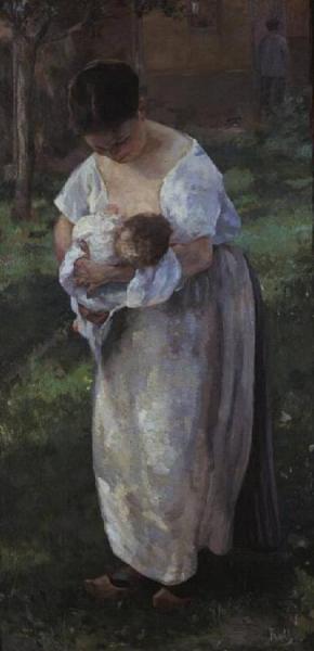 The Wet Nurse by Alfred Roll