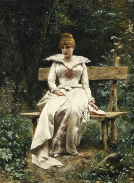 Daydreaming, 1901 by Alfred Seifert