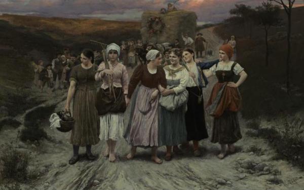 The Harvest Festival by Alfred Seifert