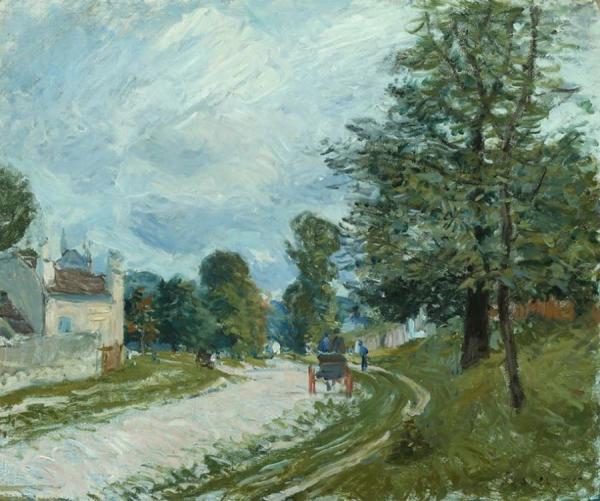 A Turn In The Road by Alfred Sisley