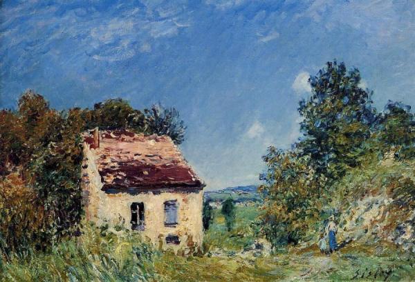 Alfred Sisley Abandoned House