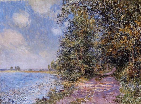 An August Afternoon Near Veneux by Alfred Sisley