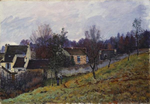 Autumn In Louveciennes by Alfred Sisley