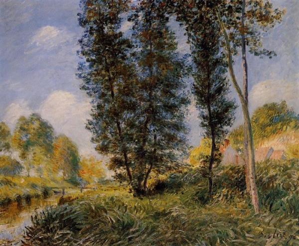 Banks Of The Orvanne by Alfred Sisley