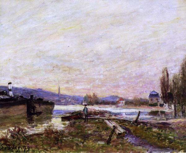 Banks Of The Seine by Alfred Sisley