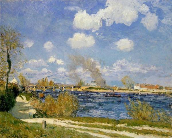 Bougival by Alfred Sisley