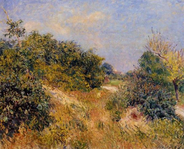 Edge Of Fountainbleau Forest - June Morning by Alfred Sisley