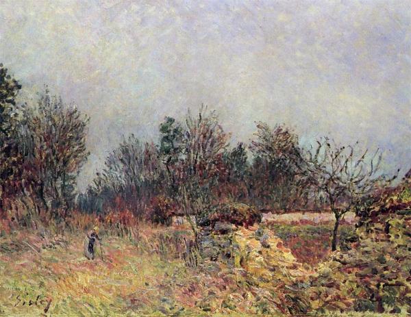 Edge Of The Forest, December by Alfred Sisley