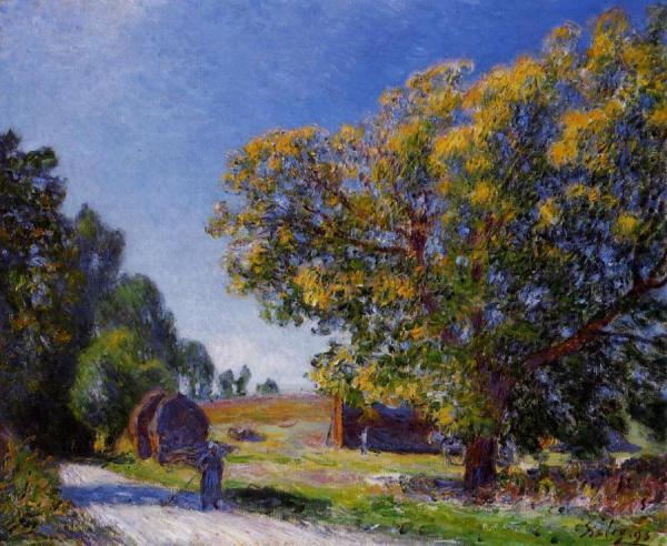 Fields Around The Forest by Alfred Sisley