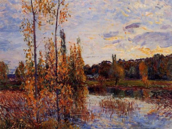 L'etang De Chevreuil by Alfred Sisley