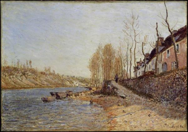 La Croix-blanche At Saint-mammes by Alfred Sisley
