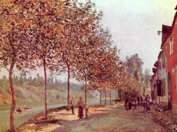Morning In June by Alfred Sisley