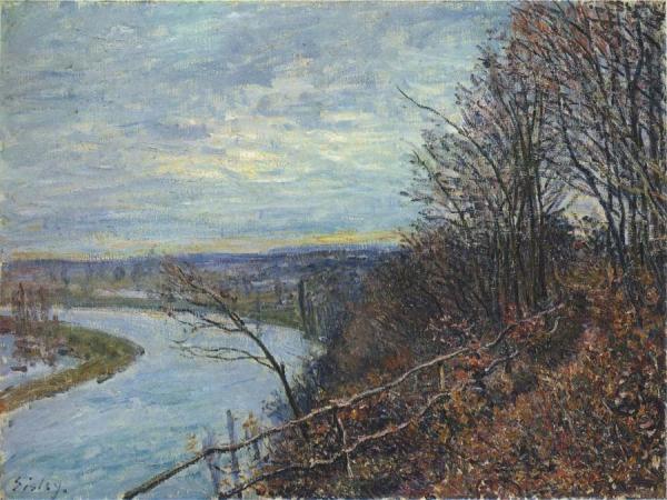 Morning In November by Alfred Sisley