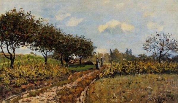 Path In The Country by Alfred Sisley