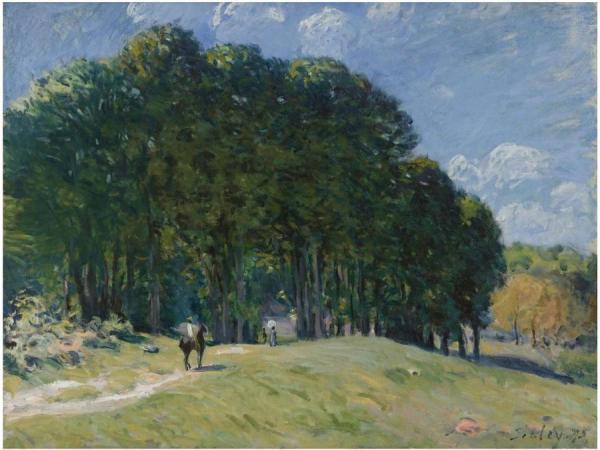 Rider At The Edge Of The Forest by Alfred Sisley