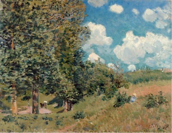 Road From Versailles To Saint-germain by Alfred Sisley