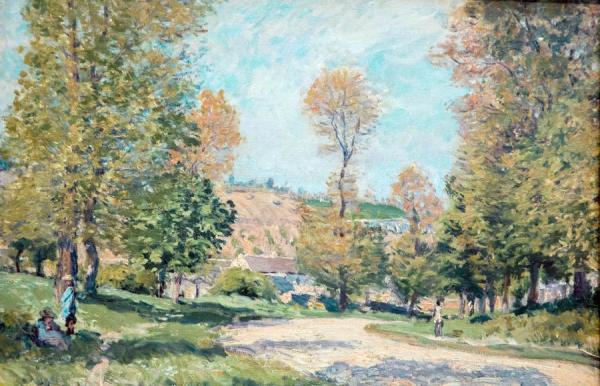 Road To Louveciennes by Alfred Sisley