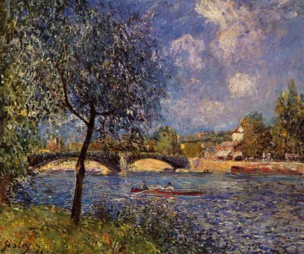 Alfred Sisley Rowers
