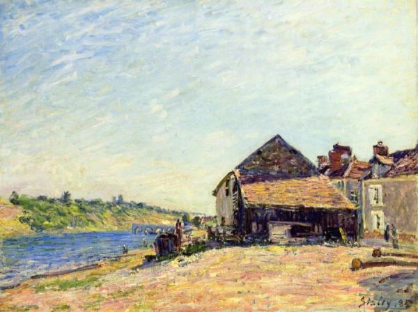 Saint-mammes by Alfred Sisley