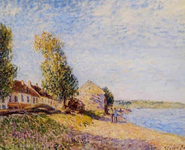 Saint-mammes by Alfred Sisley