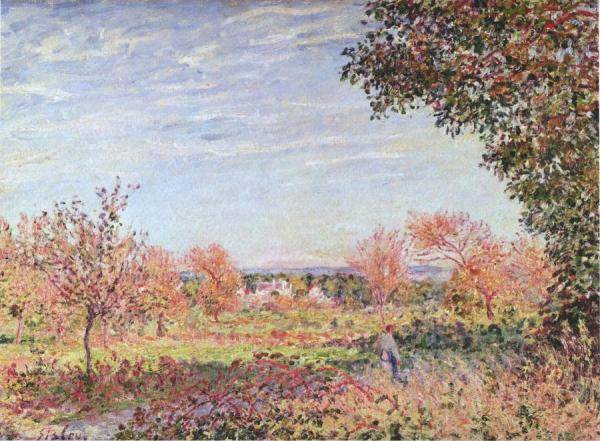 September Morning by Alfred Sisley