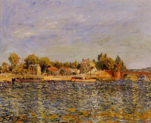 Sevres Bridge by Alfred Sisley