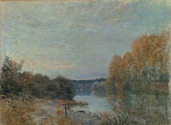 Soleil Couchant by Alfred Sisley