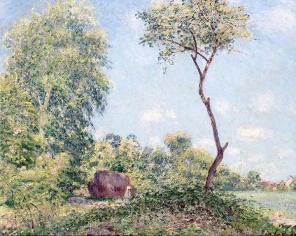 Spring With Acacias by Alfred Sisley