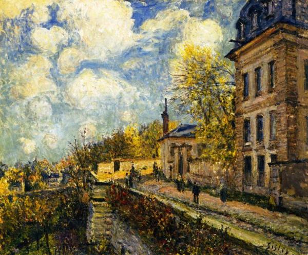 The Factory At Sevres by Alfred Sisley