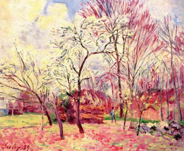 The First Day Of Spring by Alfred Sisley