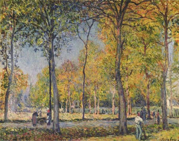 The Forest At Boulogne by Alfred Sisley