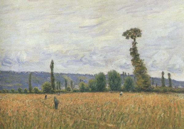 The Hills Of La Bouille by Alfred Sisley