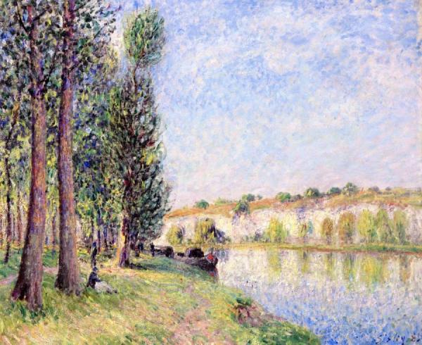The Loing At Moret by Alfred Sisley
