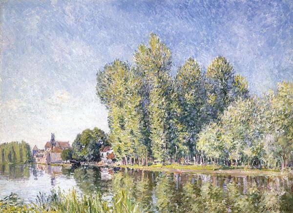 The Loing At Moret by Alfred Sisley
