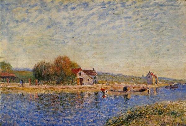 The Loing Canal by Alfred Sisley