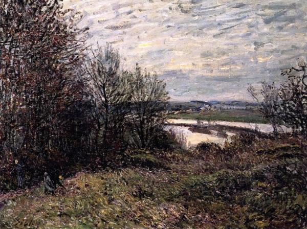 The Roches-courtaut Wood, Near By by Alfred Sisley
